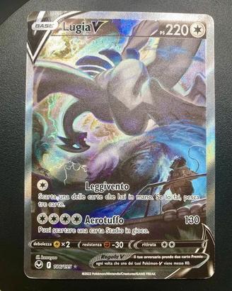 Pokémon Lugia V 186/195 Silver Tempest ITA - GD/EX