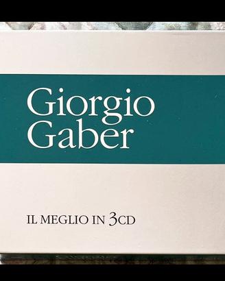 Giorgio Gaber Box 3 Cd Il Meglio in 3 Cd 2013 Sony
