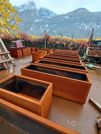 Fioriere in acciaio corten varie misure
