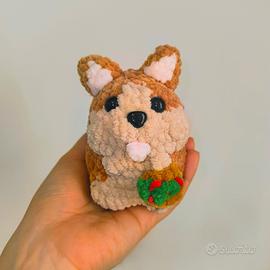 Pupazzo cagnolino Corgi