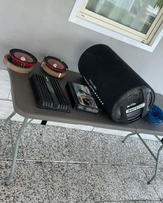 Impianto car audio completo 