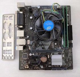 SCHEDA MADRE ASUS + CPU I3-9100 + 16GB RAM