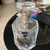 Decanter per liquori argento e cristallo