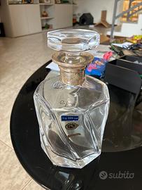 Decanter per liquori argento e cristallo