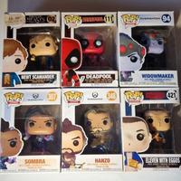 funko pop lotto - deadpool - overwatch