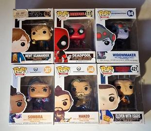 funko pop lotto - deadpool - overwatch