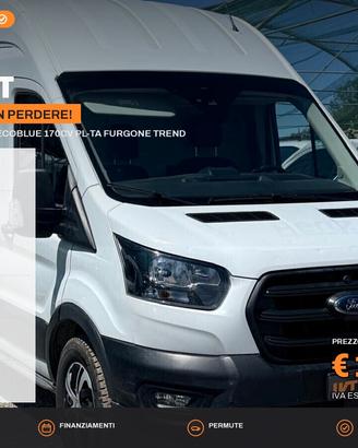 Ford Transit L3H3 2.0 170CV Euro 6.2 anno 2022