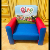 Poltrona bambino con puff poggiapiedi