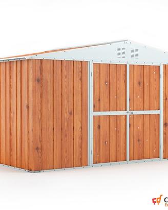 Box lamiera deposito Acciaio 403x269 fin legno