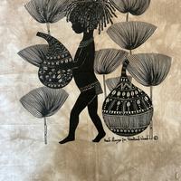 Stampa Batik artista Hedi Lange