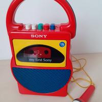 Registratore TM4000 Sony My first Sony anni 80