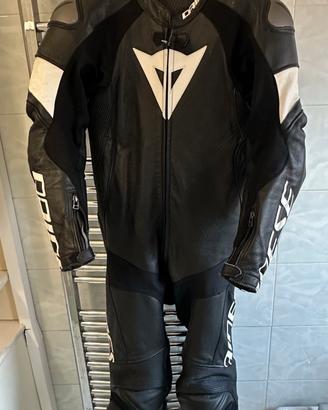 Tuta Dainese taglia 48 (M) pelle, pista strada