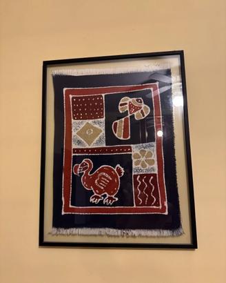 2 quadri con tele Batik africane 78x61 – Namibia