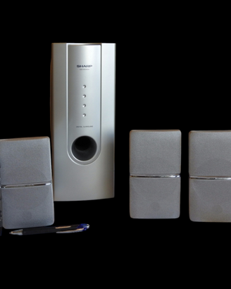 BEL SISTEMA DI  DIFFUSORI SURROUND SHARP NUOVI