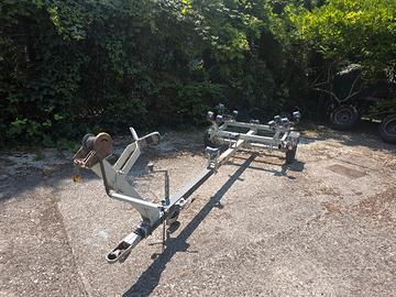 Carrello  barca da cantiere 