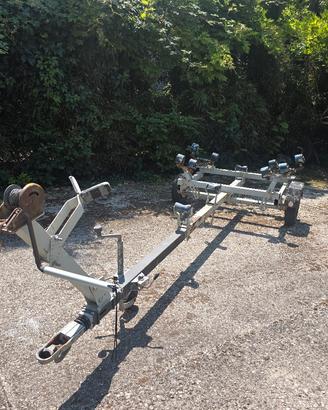 Carrello  barca da cantiere 