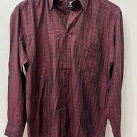 🍷 Camicia Rocco Barocco Bordeaux Quadrettata 👔