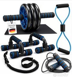 Set fitness 7 in 1 AB Wheel
