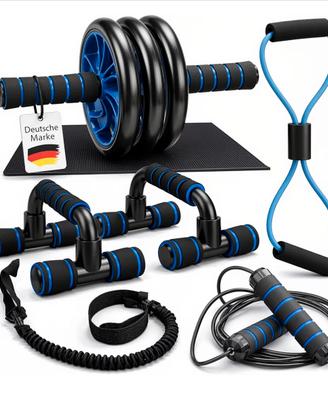 Set fitness 7 in 1 AB Wheel