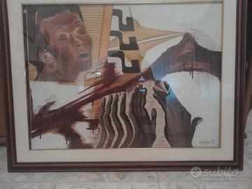 quadro  pittrice  Lo Deserto