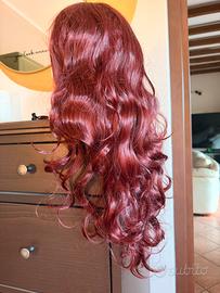 Parrucca rossa lunga
