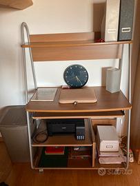 Mobile scrivania/porta computer