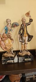 Statuine Fontanini 177 e 178 vintage antiche 