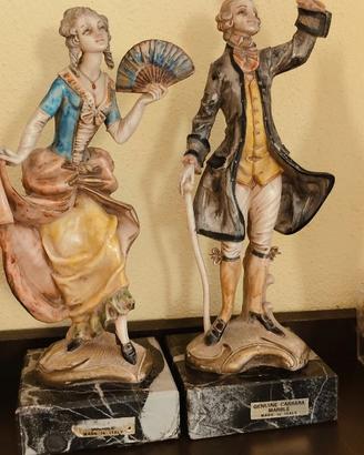 Statuine Fontanini 177 e 178 vintage antiche 