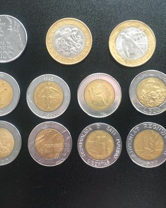 San Marino Lire 100 1000 500