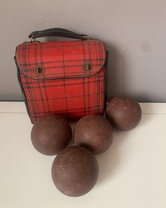 Set di bocce da gioco vintage