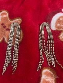 Orecchini pendenti strass