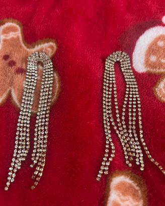 Orecchini pendenti strass