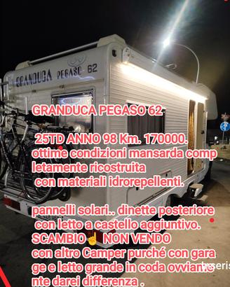 CAMPER  mansardato ben tenuto 