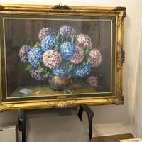 Graziani Alfio Paolo pittore “ORTENSIE” vintage