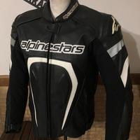 Giacca alpinestars moto pelle 4 stagioni