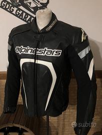 Giacca alpinestars moto pelle 4 stagioni