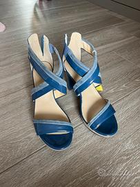 Sandali nero giardini n.36 blu