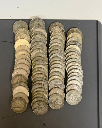 500 lire argento varie condizioni anni e edizioni