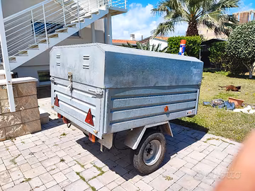 carrello appendice  rimorchio  zincato  