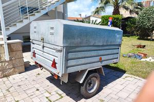 carrello appendice  rimorchio  zincato  