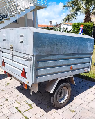 carrello appendice  rimorchio  zincato  
