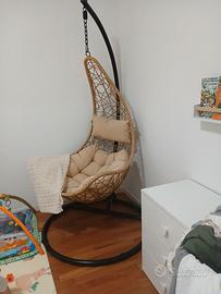 Sedia a dondolo da interni o esterni