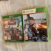 The Crew 2 xbox one + Battlefield 4 xbox 360