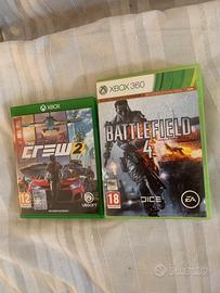 The Crew 2 xbox one + Battlefield 4 xbox 360