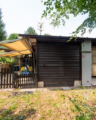 bungalow con roulotte stanziale