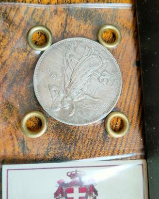 2 lire 1911 cinquantenario qSPL
