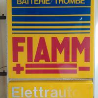 INSEGNA LUMINOSA - D'EPOCA - FIAMM - ELETTRAUTO