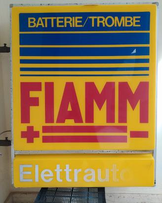 INSEGNA LUMINOSA - D'EPOCA - FIAMM - ELETTRAUTO