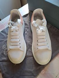scarpe donna in pelle bianche Alexander Mcqueen T.