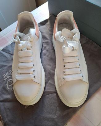 scarpe donna in pelle bianche Alexander Mcqueen T.